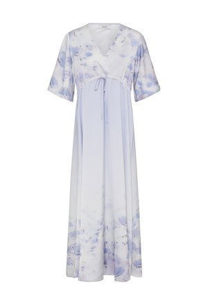 b.young, BYFLORETTA LONG - Maxikleid - blue watercolor flowers