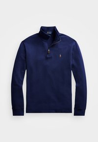 ESTATE RIB QUARTER ZIP PULLOVER - Trui - cruise navy