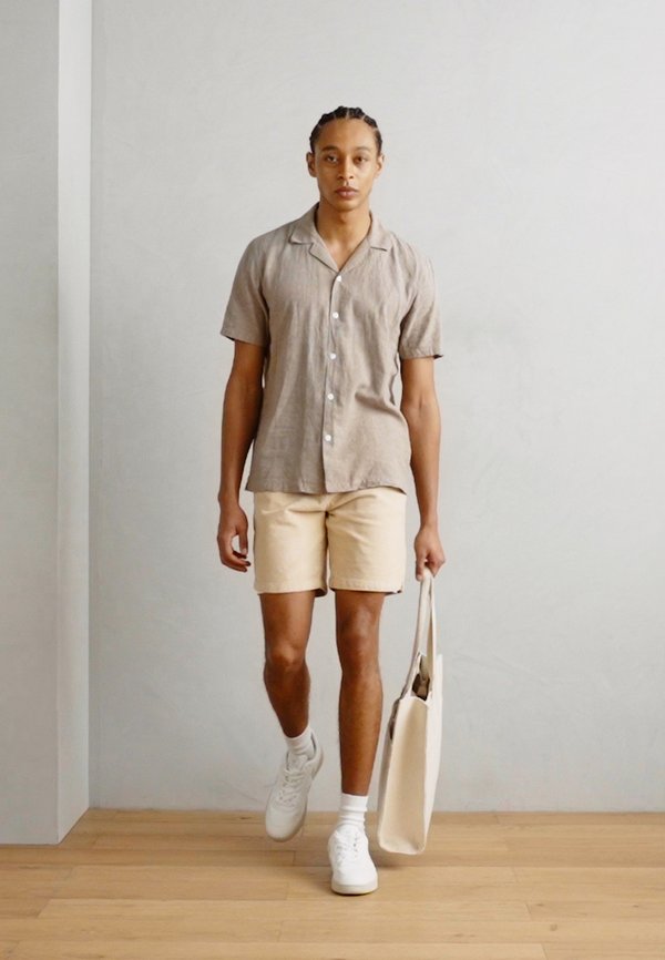 CASUAL RESORT - Shirt - mid stone4