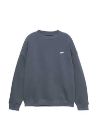 ROUND NECK STWD - Felpa - blue/grey