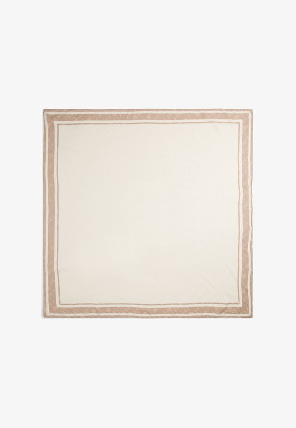 ELEVATED CHIC TEXTURE SQUARE - Foulard - beige3