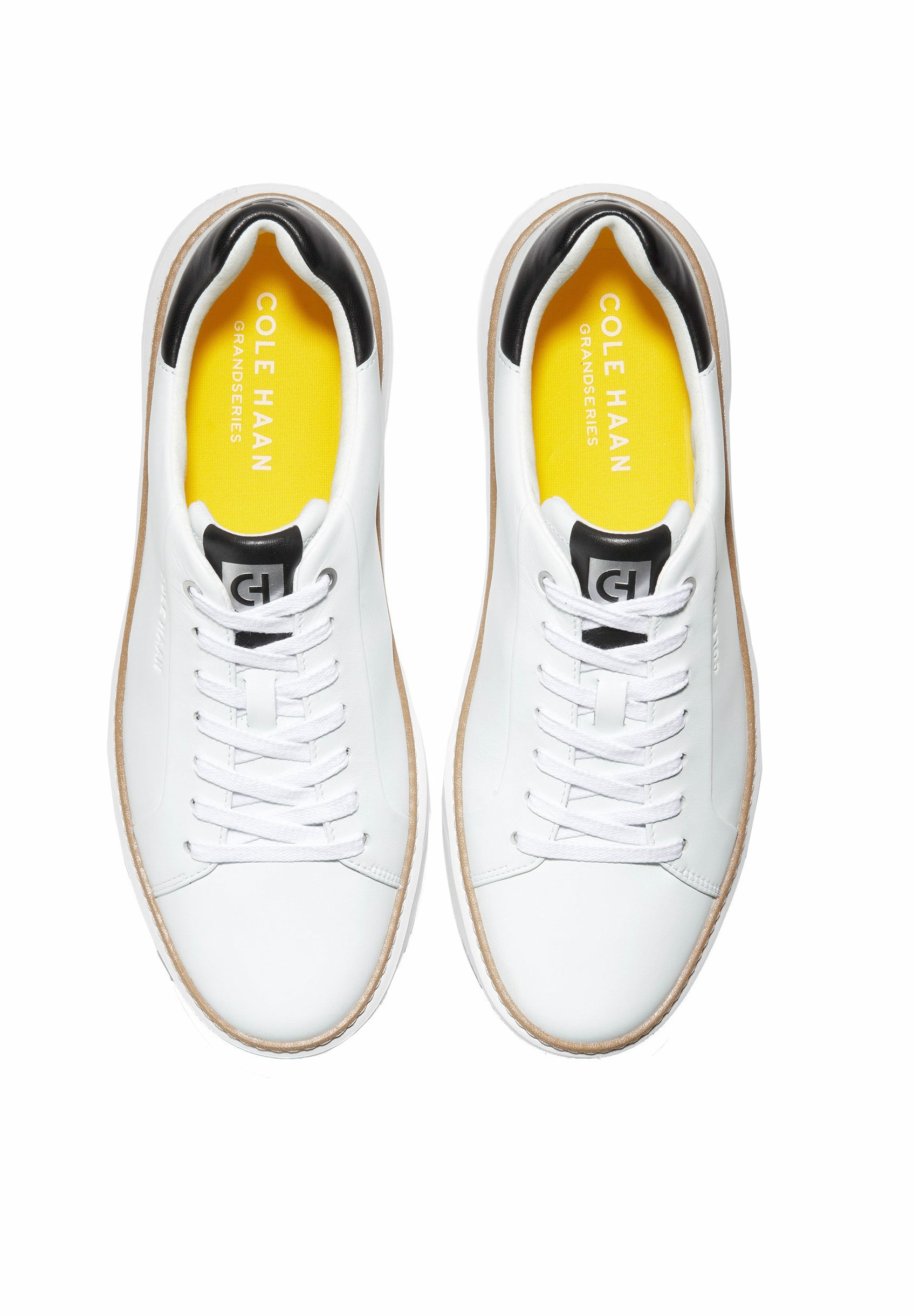 Cole Haan GRANDPR TOPSPIN - Sneakers laag - optic white black/wit - Zalando .nl