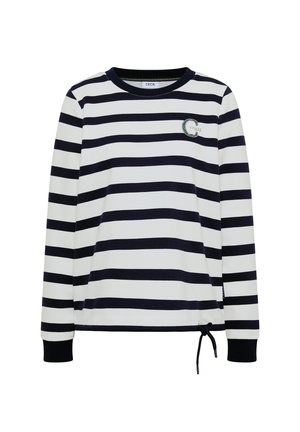Cecil, ROUND-NECK SWEATSHIRT WITH DRAWSTRING - Sweatshirt - urban dark blue
