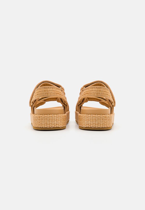 KIRA SPORT - Platform sandals - natural3