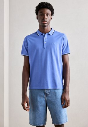 CONTRAST PIPING - Polo - vivid blue