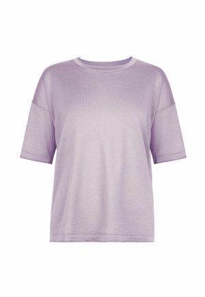 Falconeri, FINE OVERSIZED - T-shirts basic - lilac