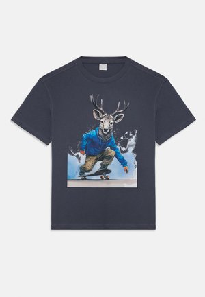 PHOTOPRINT ANIMAL - T-shirt imprimé - dark grey