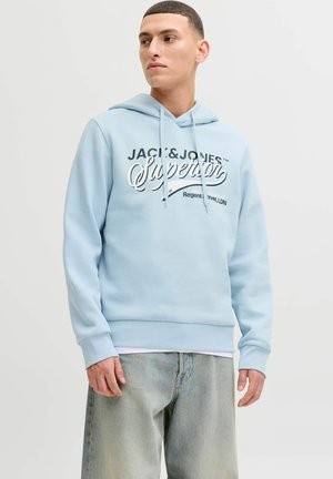 JJELOGO COL NOOS - Pulover s kapuco - celestial blue