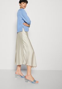 Esprit SKIRT - Falda acampanada - light beige