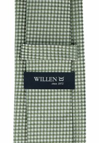 WILLEN UNI BI-COLOR - Tie - oliv