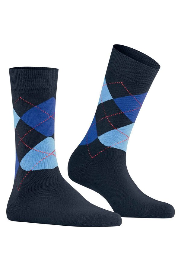 3ER PACK  - Socks - dunkelblau marine hellblau2