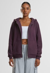 Urban Classics Felpa con zip - plumpurple