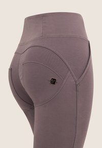 Freddy VITA ALTA CON ZIP E CUCITURE CENTRALI - Leggings - shark