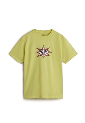 Vans STAR CHECKER - T-shirt med print - light green