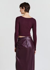 Calliope Strickpullover - bordeaux