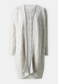 OBJNOVA STELLA CARDIGAN - Casaco de malha - humus/melange