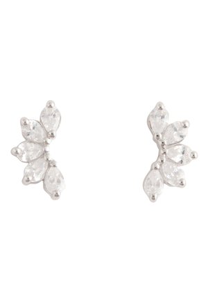 Next, TONE CUBIC ZIRCONIA FAN STUD - Ohrringe - sterling silver