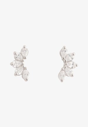 Next, TONE CUBIC ZIRCONIA FAN STUD - Ohrringe - sterling silver