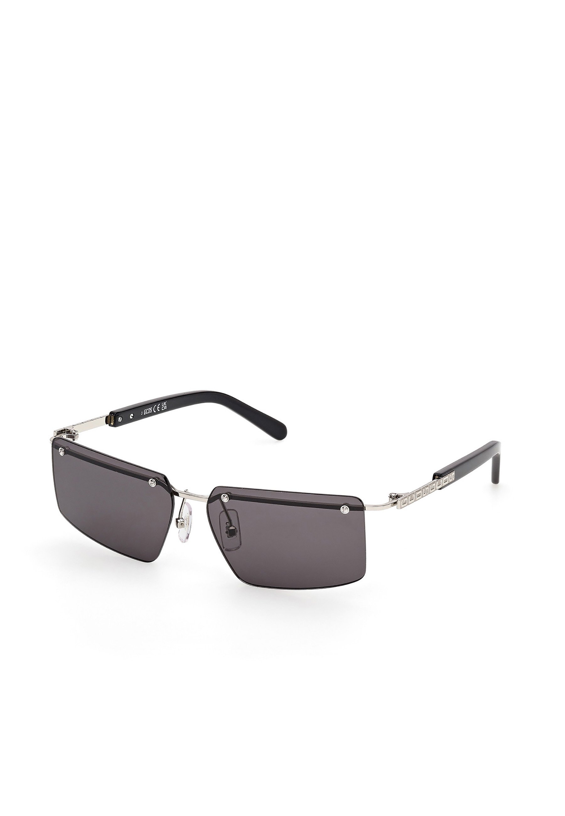 GCDS Sunglasses - silver smoke gray/silver-coloured - Zalando