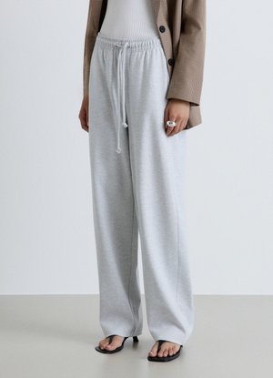 Calliope, PANTALONE GINNICO TINTA UNITA - Pantaloni sportivi - grigio chiaro melange