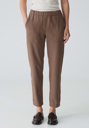 OPUS MYHA - Pantalon classique - cocoa