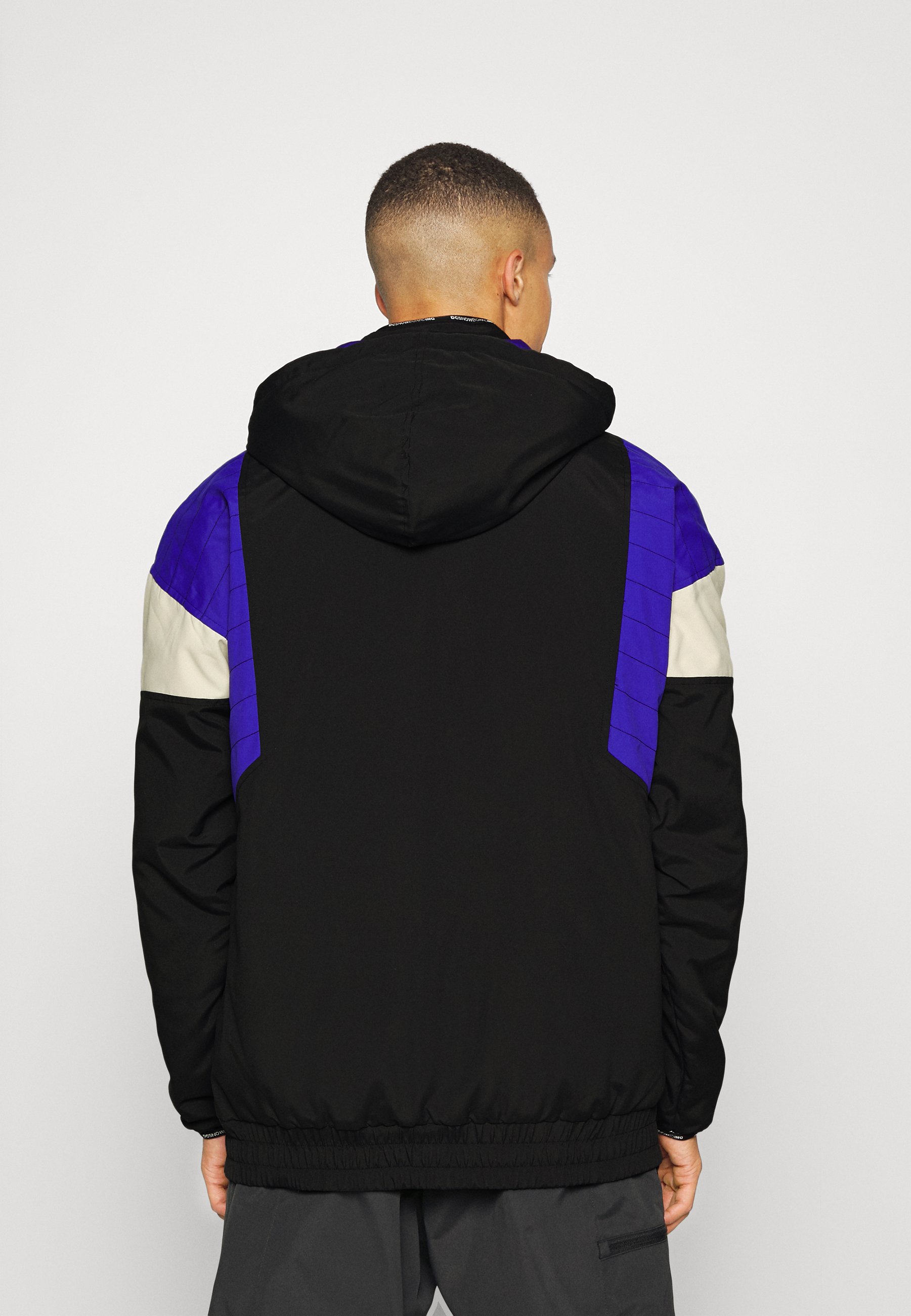 DC Shoes Transition Reversible Jacket Blue Black White - L