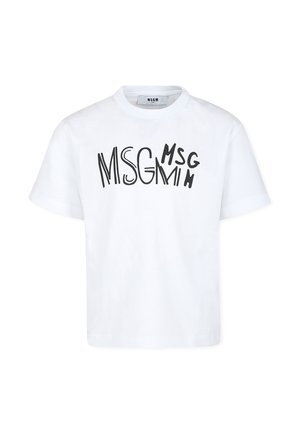 MSGM T-shirt con stampa - white