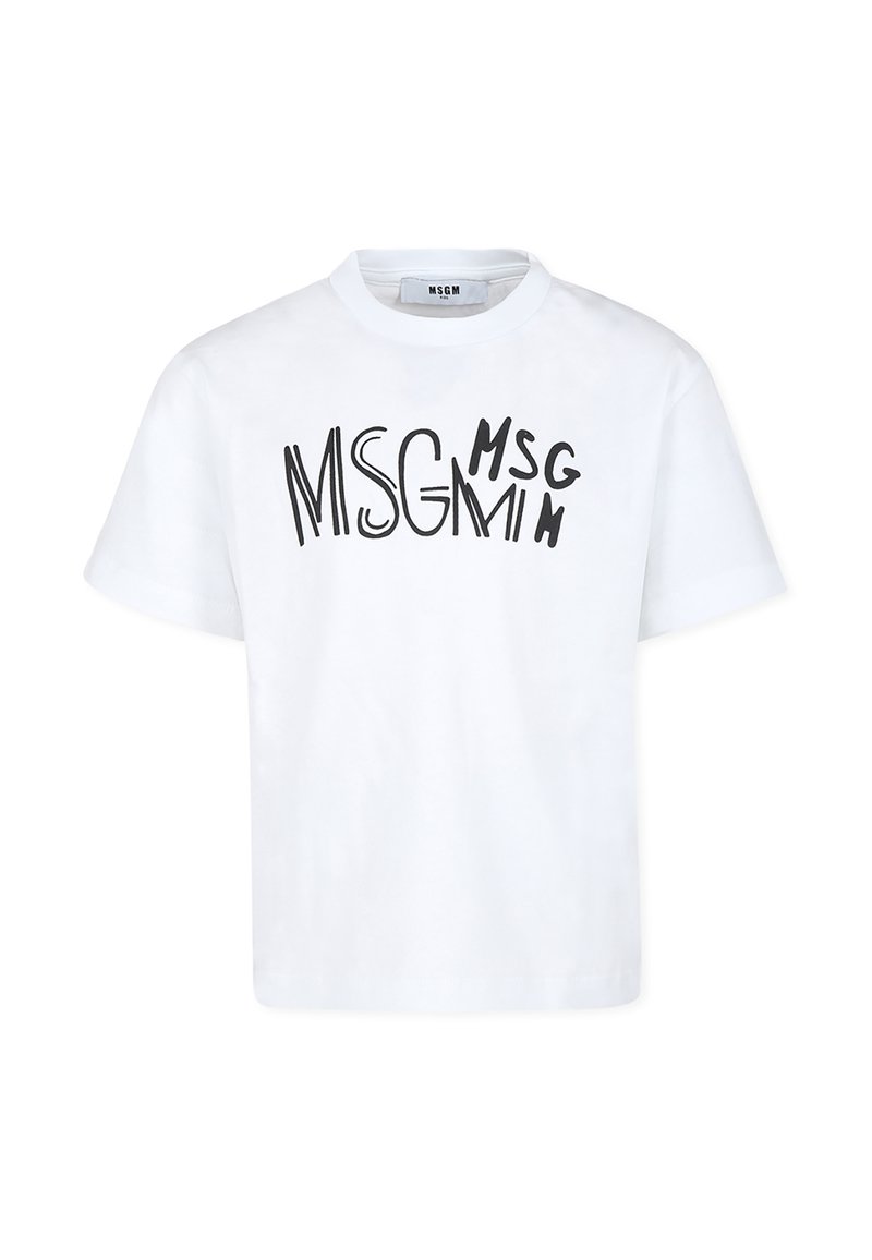 MSGM T-shirt con stampa - white