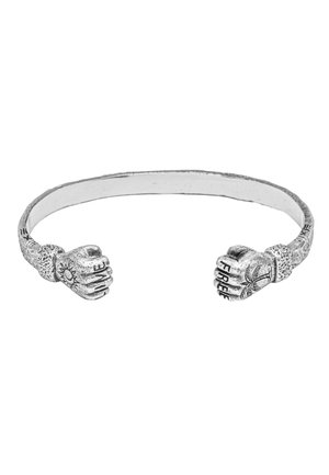 LIVE FREE - Armband - silberfarben