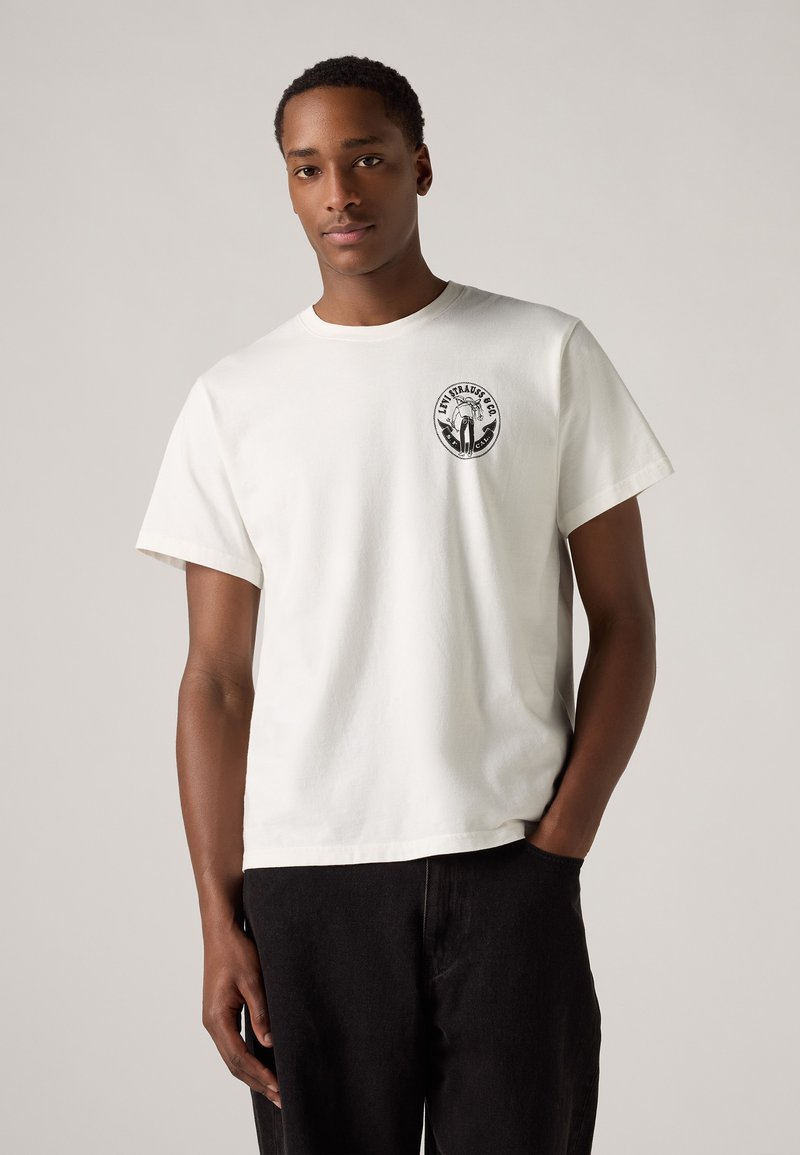 Levi's® RELAXED FIT TEE T-shirt con stampa bright white/bianco