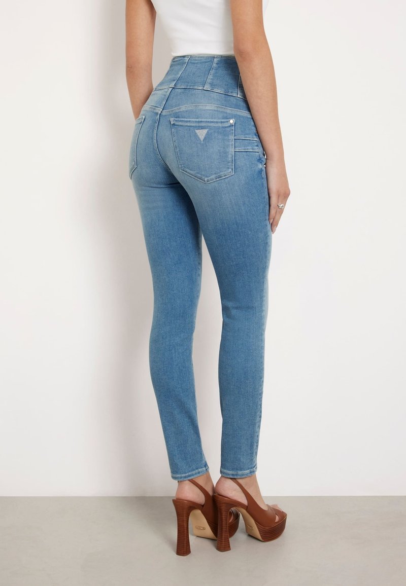 Jegging Guess Skinny Imprimé Serpent Taille 27 - En Denim Stretch, Occasion En Très Bon état