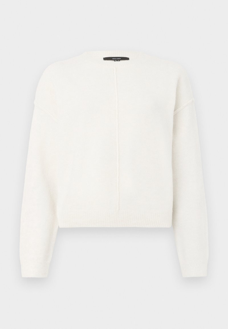 Vero Moda VMBESTI O-NECK BOO - Jersey de punto - birch/crema - Zalando.es