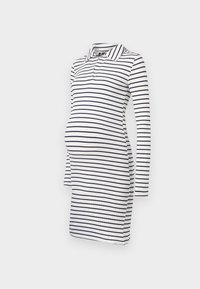 VMMSEA DRESS  - Robe en jersey - snow white/navy blazer