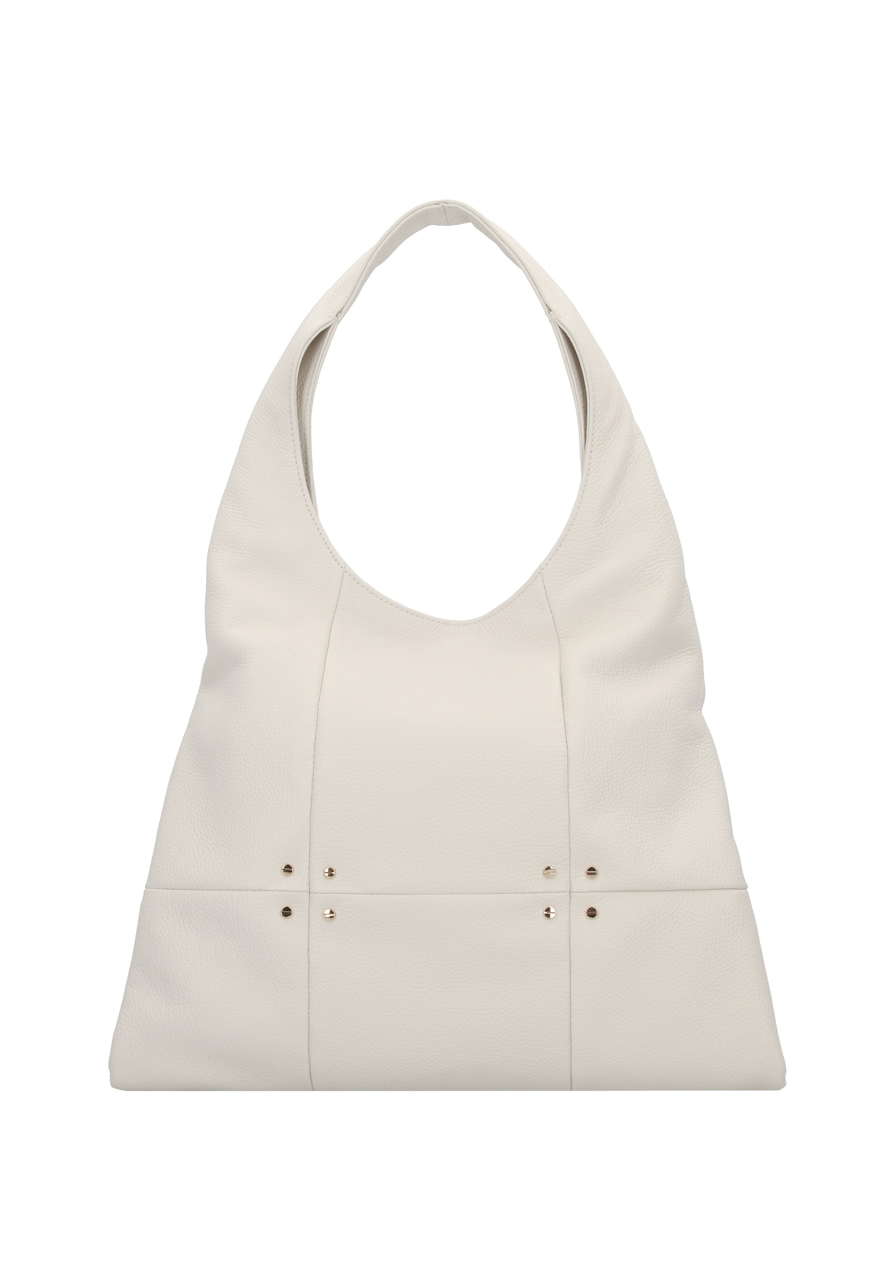 Borbonese Savile Hobo bag grained calfskin black - 924543AB7-100 |  wardow.com