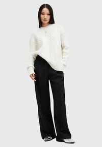 AllSaints SIRIUS CABLE CREW - Trui - white