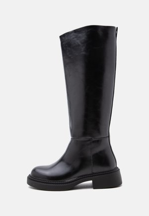 Bianco BIAWILLOW KNEE HIGH PULL ON BOOT - Ботуши - black