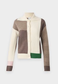 WOMENS CARDIGAN BUTTON THRU - Kardigan - white
