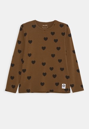 HEARTS GRANDPA - Top s dlouhým rukávem - brown