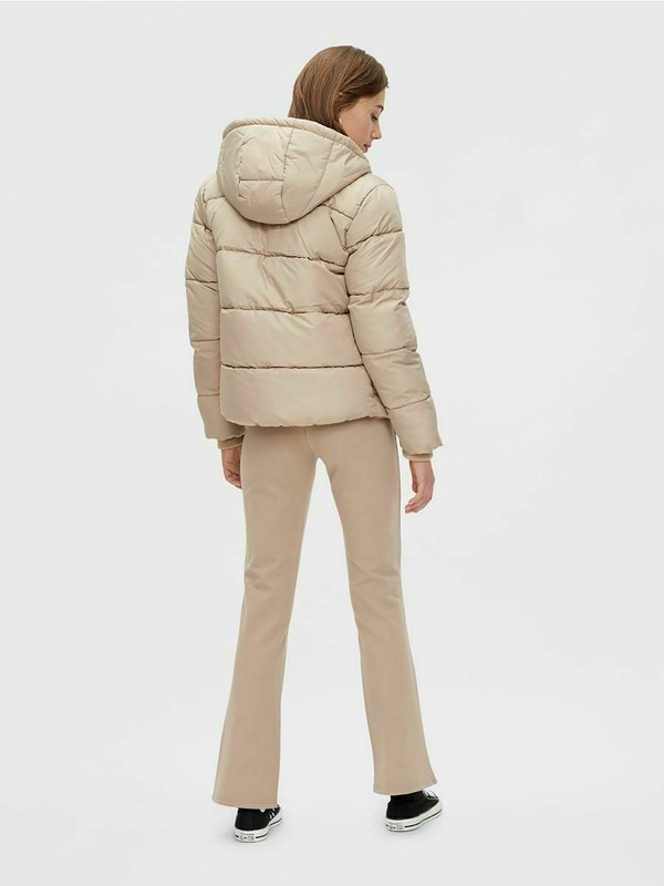 PCBEE PUFFER JACKET - Winter jacket - silver mink4