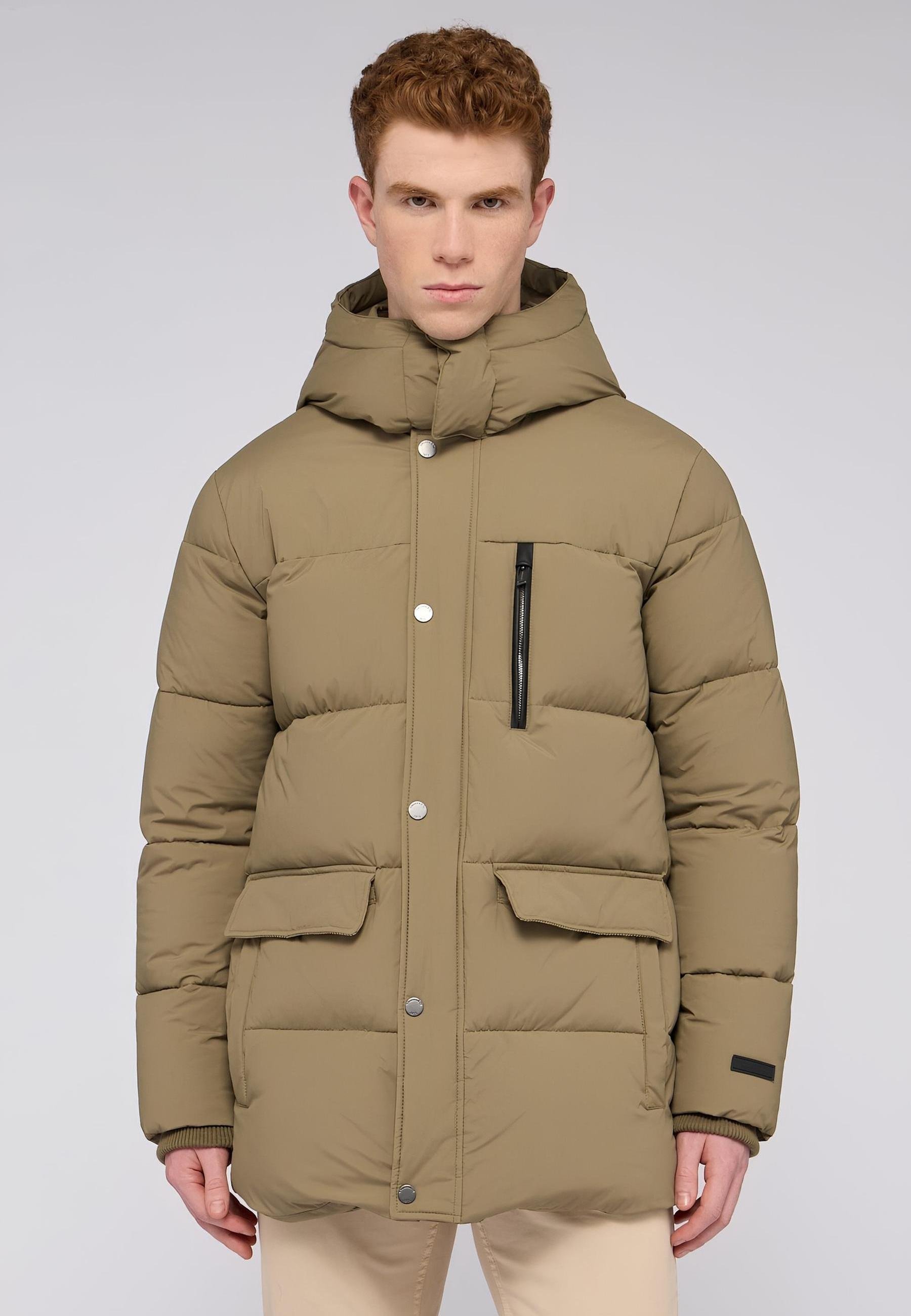 Trussardi IMBOTTITA CON CAPPUCCIO - Winter coat - beige agrigento