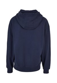 Urban Classics GARMENT DYE  - Pulover s kapuco - darkblue