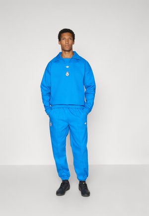 adidas Real Madrid Terrace Icons Drill Sweatshirt Blue Bird White — foto 2