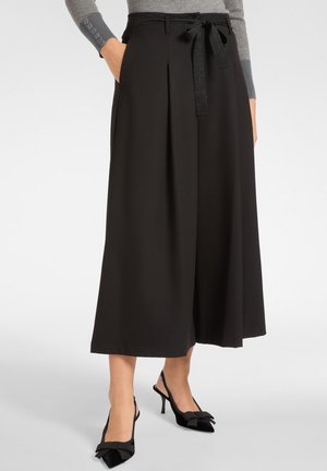 AMPI CON CINTURA - Pantalon classique - nero