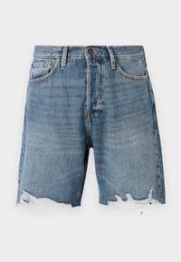 JJITONY JJCOOPER - Kratke hlače od trapera - blue denim