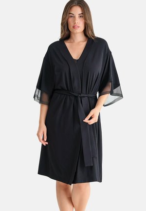 Lisca, MANCHES MI-LONGUES - Peignoir - noir