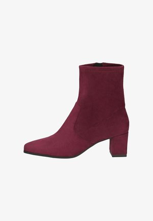 Caprice Botines - bordeaux stret