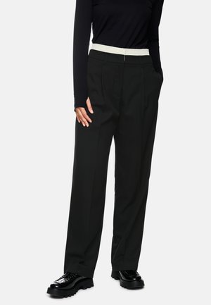 Stoffhose - black