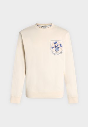 Scotch & Soda, ARTWORK REGULAR-FIT SWEATSHIRT - Φούτερ - eggnog