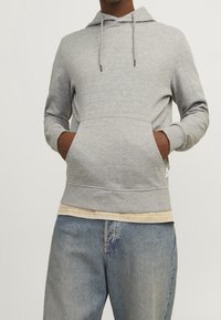 Jack & Jones Mikina s kapucí - light grey