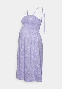 OLMZALLY LIFE SINGLET DRESS - Robe de jour - sweet lavender/white leafs